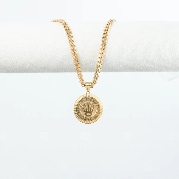 Dije Corona Oro Laminado 18k