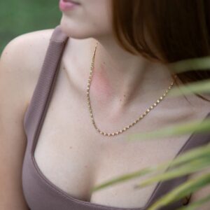 Cadena Caracol Mujer Oro Laminado 18k