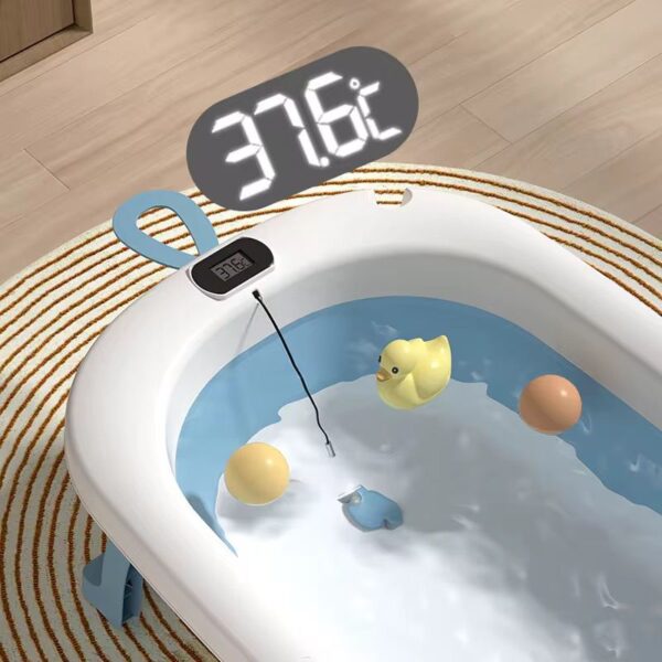 Bañera Plegable con Cojín Ergonómico + Termómetro |sencilla