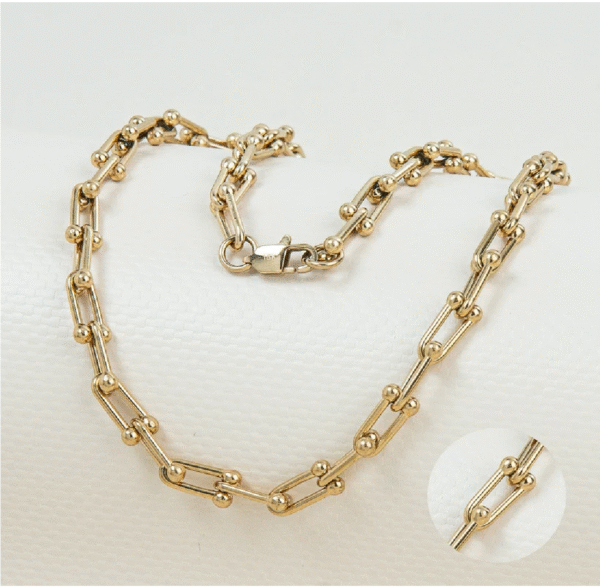 Cadena Ancla Mujer - Oro Laminado 18k