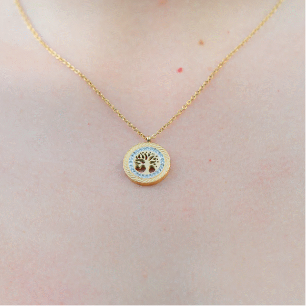 Cadena Árbol Mujer - Oro Laminado 18k