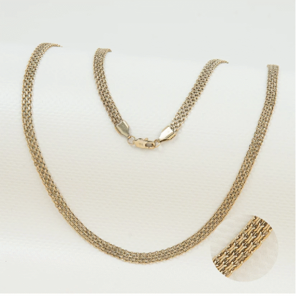 Cadena China Hombre - Oro Laminado 18k