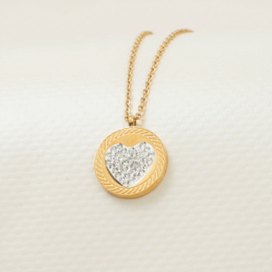 Cadena Corazón Redondo Mujer