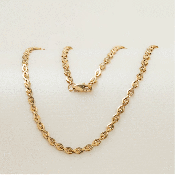 Cadena Ojos Mujer - Oro Laminado 18k