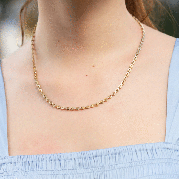 Cadena Ojos Mujer - Oro Laminado 18k