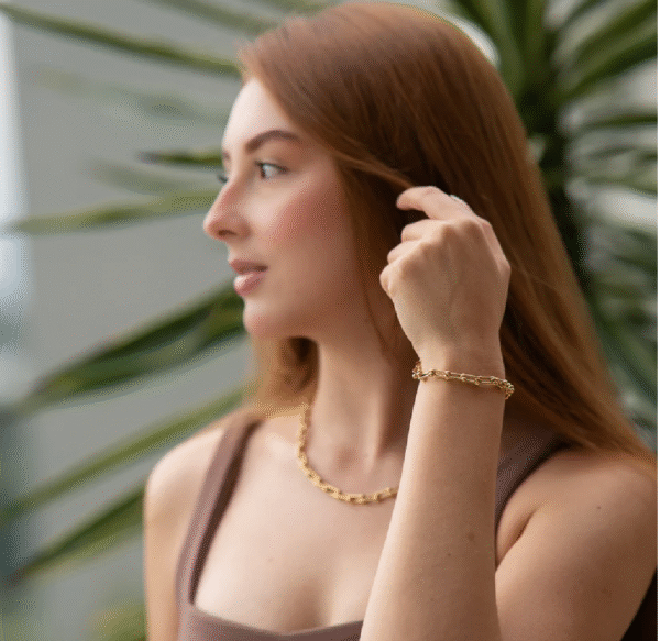 Pulsera Ancla Mujer - Oro Laminado 18k