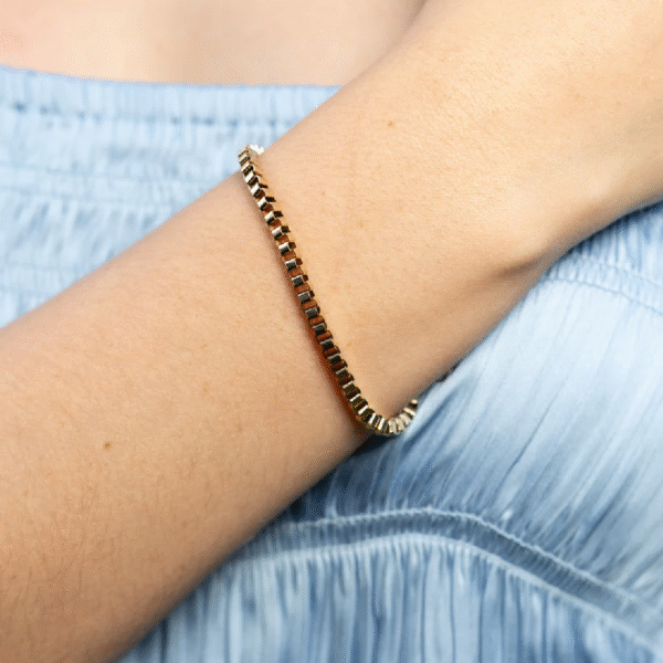 Pulsera Box Mujer - Oro Laminado 18k