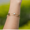 17551941301ddddddddddddddd Pulsera Mujer - Oro laminado 18K