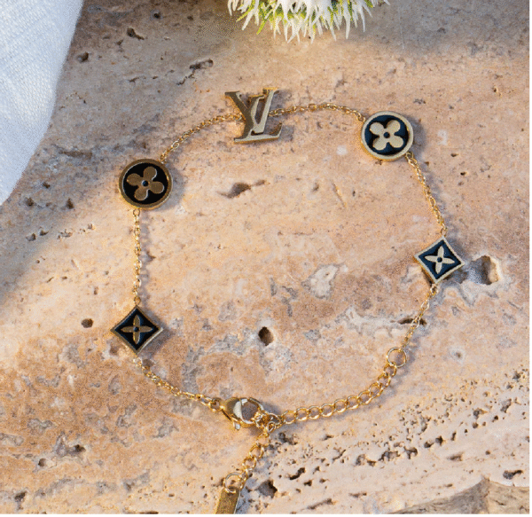 17552637552www Pulsera Mujer LV Trebol - Ref114