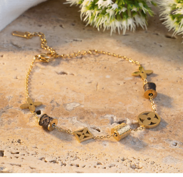 Pulsera Mujer LV102- Oro laminado 18K