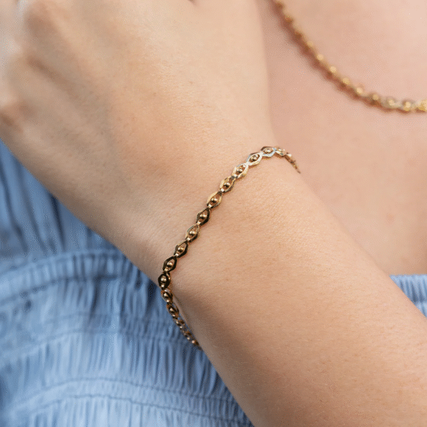 Pulsera Ojos mujer - Oro laminado 18K