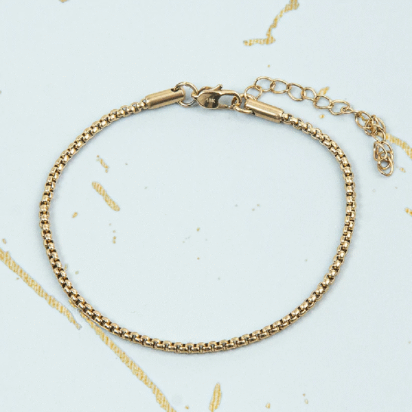 Pulsera Veneciana - Oro laminado 18K