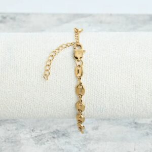 Pulsera Grano de Café - Oro laminado 18K