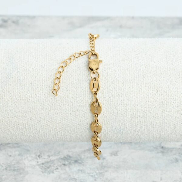 Pulsera Grano de Café - Oro laminado 18K