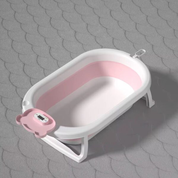 Bañera Plegable para Bebé con Termómetro Digital Osito ref 1966509