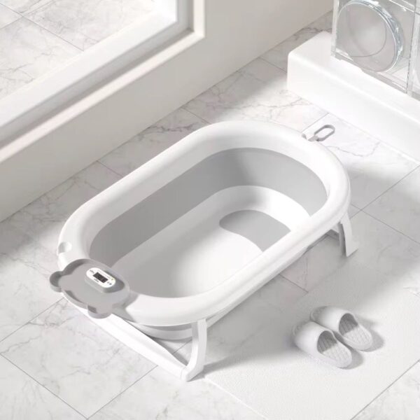 Bañera Plegable para Bebé con Termómetro Digital Osito ref 1966509