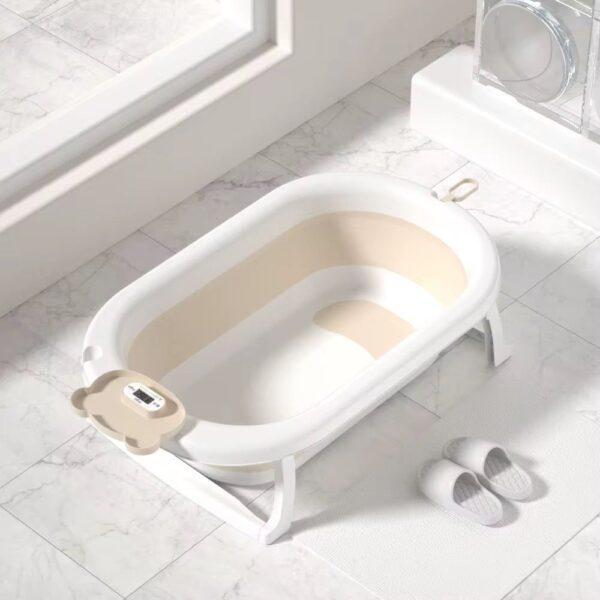 Bañera Plegable para Bebé con Termómetro Digital Osito ref 1966509