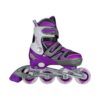 Patines En Linea Para Niños Con Kit De Proteccion 27-30 Morado