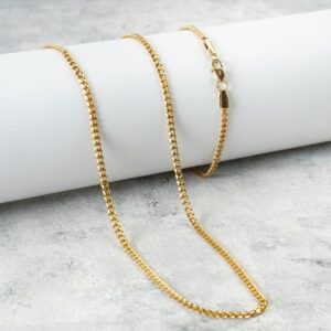 Combo Cadena y Pulcera Cubana Mujer en Oro Laminado 18k