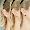 Set x3 Pares de Aretes Trilogía en Oro Laminado 18k – Estilo, Brillo y Versatilidad