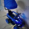 Cuatrimoto Eléctrica Infantil 6V con Luces LED, Sombrilla y Guía de Empuje