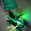 Cuatrimoto Eléctrica Infantil 6V con Luces LED, Sombrilla y Guía de Empuje