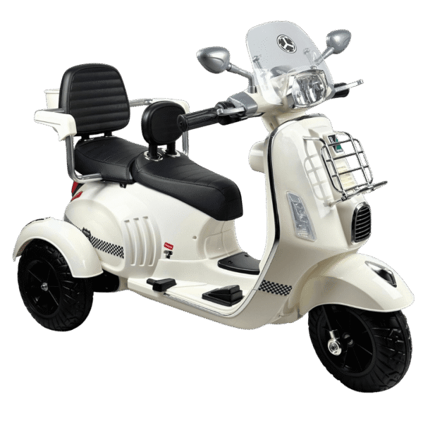 Moto Eléctrica para Niños Estilo Vespa