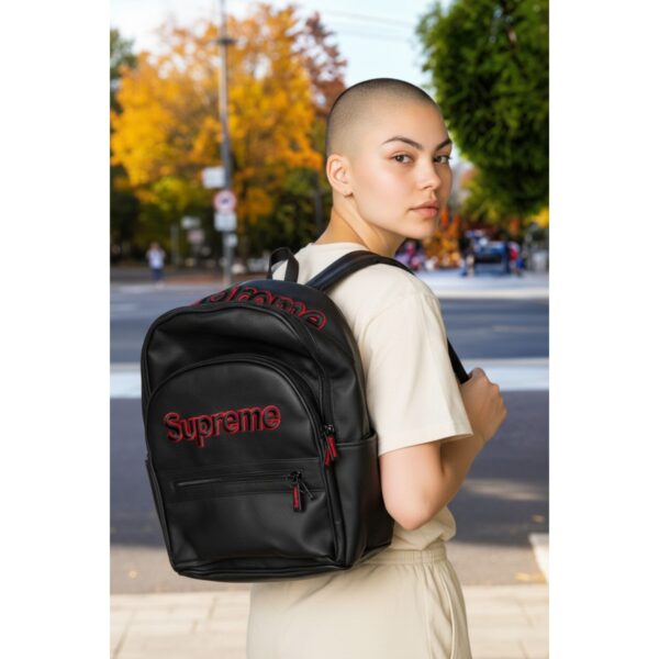 Morral Tipo supreme Negro Full Calidad
