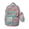 Morral Escolar Para Niña Rosado con Cartuchera | Diseño Tierno y Funcionalidad Total