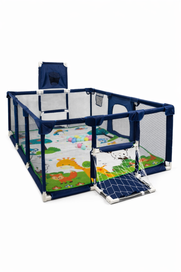 1769800545CORRAL AZUL 3 Corral De Juegos Para Bebe Grande Con 20 pelotas ref2063861