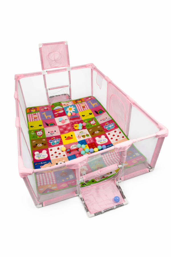 1769800545CORRAL ROSADO 1 Corral De Juegos Para Bebe Grande Con 20 pelotas ref2063861