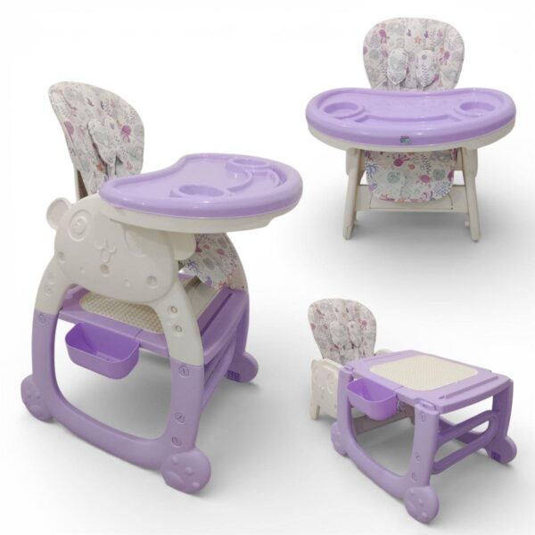 Silla Comedor 2 En 1 Para Bebé Y Niños antifluido ref:elvr330