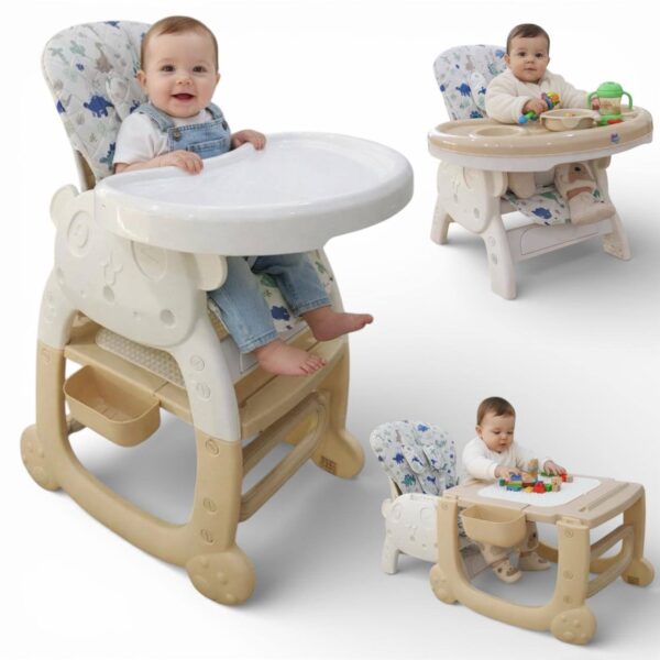 Silla Comedor 2 En 1 Para Bebé Y Niños antifluido ref:elvr330