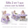 Silla Comedor 2 En 1 Para Bebé Y Niños antifluido ref:elvr330