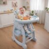 Silla Comedor 2 En 1 Para Bebé Y Niños antifluido ref:elvr330