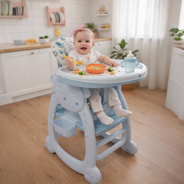 Silla Comedor 2 En 1 Para Bebé Y Niños antifluido ref:elvr330