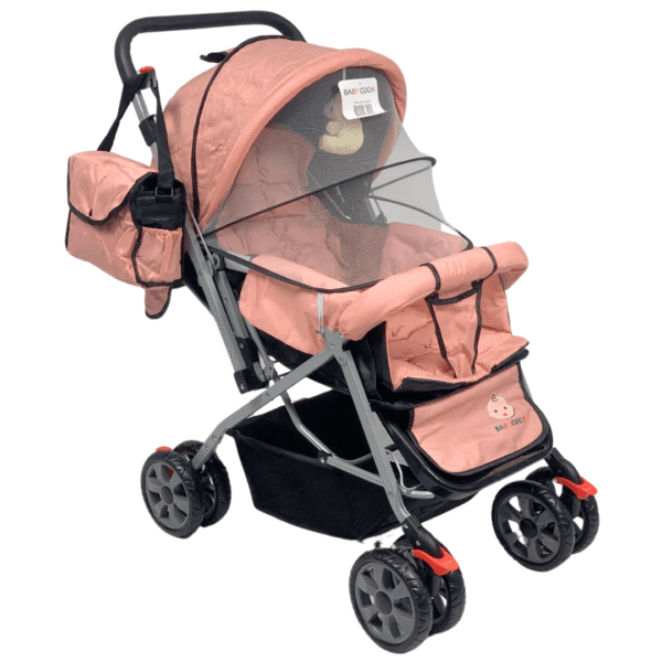 COCHE5 Coche de Bebé con Pañalera Incluida – Comodidad y Practicidad en Cada Paseo