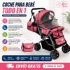 Coche de Bebé con Pañalera Incluida – Comodidad y Practicidad en Cada Paseo