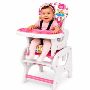 Silla Comedor Escritorio Bebe Niña Infantil 2en 1 Reclinable ref230e