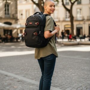 Morral Ejecutivo Negro con Clave