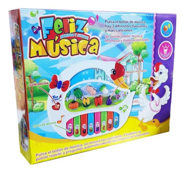 Piano Electrico Educativo De Juguete