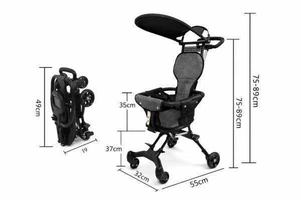 Cochecito Plegable Portatil Para Bebe ref2084264