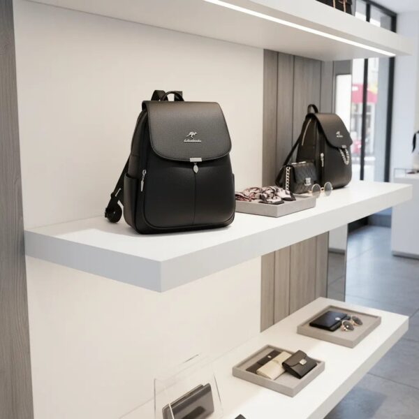 Bolso Morral Antirobo En Cuero Para Muje