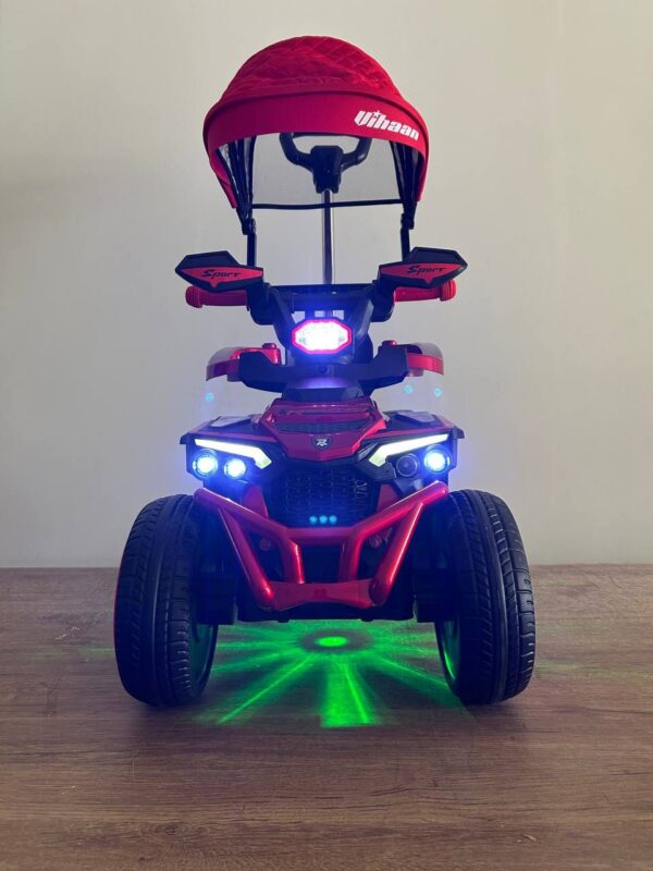 cuatrimoto1 Cuatrimoto Eléctrica para Niños con Doble Motor y Control Remoto