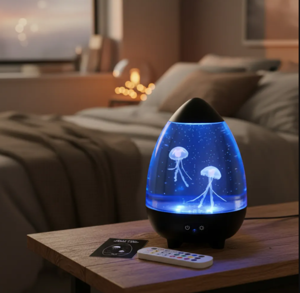 Lampara Medusas Relaxing Sonidos Y Color