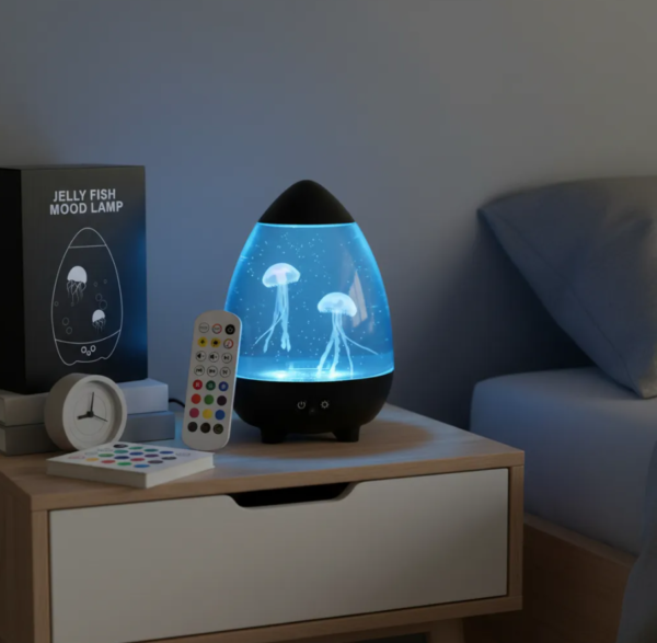 Lampara Medusas Relaxing Sonidos Y Color