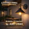 2 Lampara Pared Vintage Industrial Con Bom