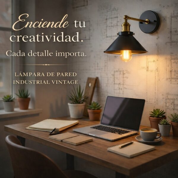 3 Lampara Pared Vintage Industrial Con Bom