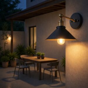 Lampara Pared Vintage Industrial Con Bom