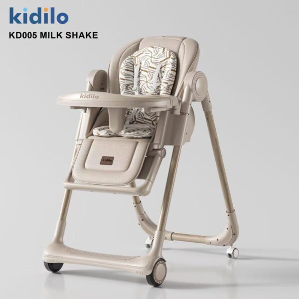 Comedor Estampado Kidilo – Silla Alta Reclinable Ajustable para Bebé